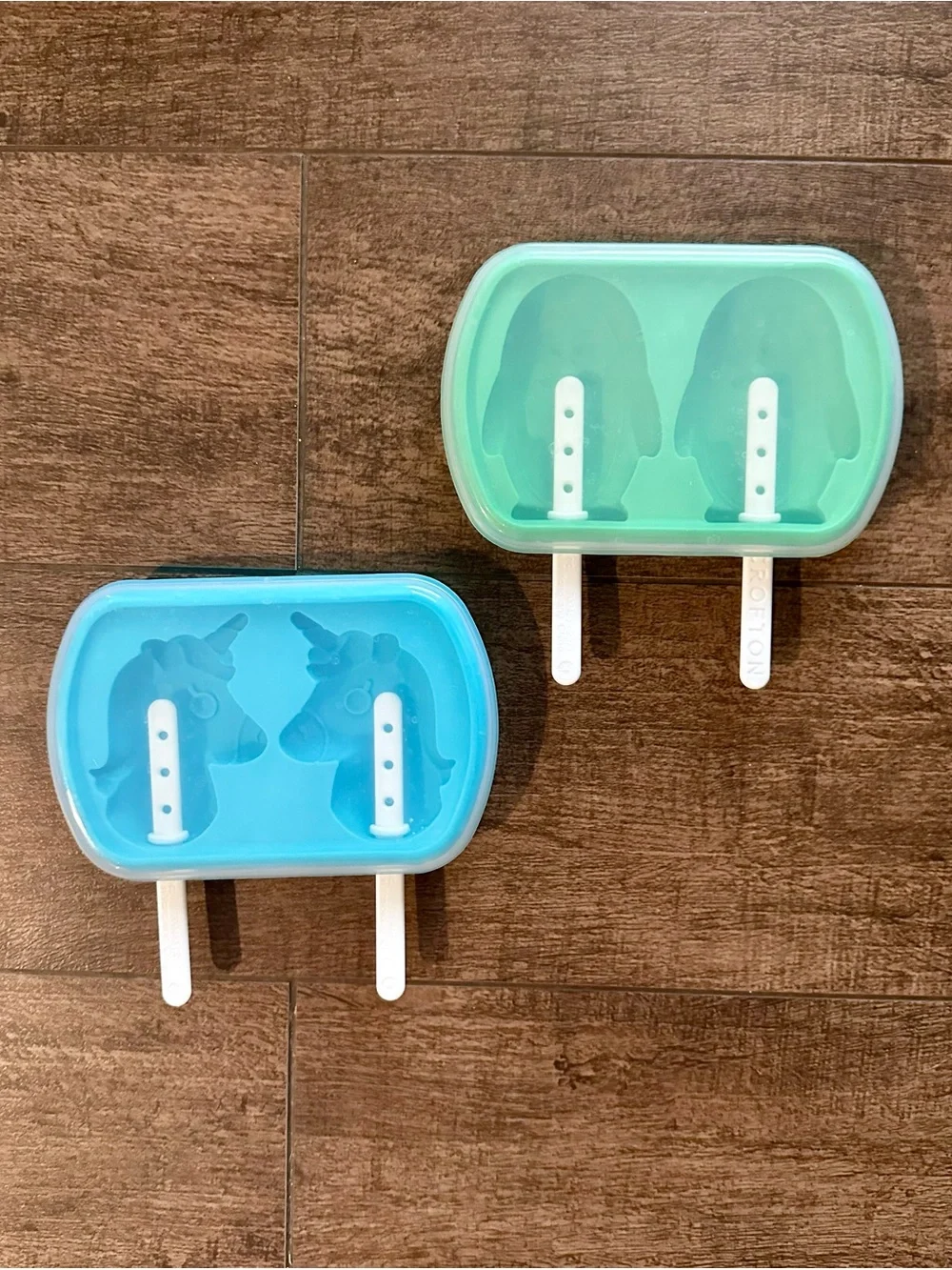 Silicone Popsicle Molds - Penguin and Unicorn